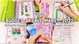 BUDGETING MARET 2022 | Berlomba dengan waktu agar target tabungan Tercapai‼️