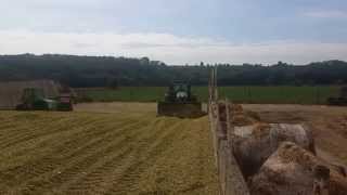 Silage Making - How to Press Silage Close The Wall - Use Agrotipa SilaPress \u0026 Agrotipa SilaShield !