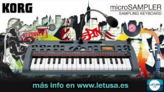 Korg microSampler - un primer vistazo del gran microSampler