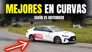 ¿CUÁL ES MEJOR EN CURVAS? Sedan o Hatchback - Velocidad Total