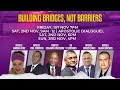 House Of Nation Summit 24 - Building Bridges, Not Barriers