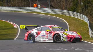 Nürburgring NLS 2 RACE Highlights, Crash, Spins \u0026 A LOT of Action! 17 04 2021 | NIMEX DMV 4h-Rennen