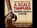 a scale tanpura mandra safed 6 6 kattai indian tanpura online drone for riyaz u0026 practice