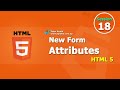 HTML New Form Attributes Makes Better HTML Form Design Session 18 | HTML5 | Tutor Pratik