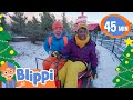 DECK THE HALLS with Blippi and Meekah! | Holiday Special | Blippi Educational Videos for Kids