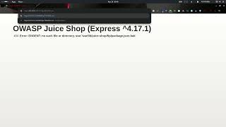 Forgotten Developer Backup - Sensitive Data Exposure | OWASP Juice Shop Solution