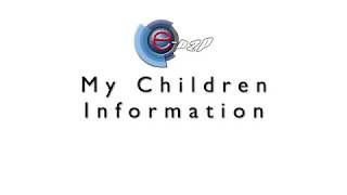 eP2P Application Tutorial - e - Data - My Children Information