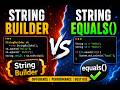 String vs StringBuilder .equal() Method in java ft Outbound Knowledge #daySeven 7/365