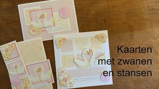 Kaarten met zwanen en stansen (Instagram live van 18 juni)