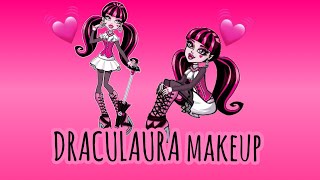 MY HALLOWEEN MAKEUP 😍// DRACULAURA MONSTER HIGH