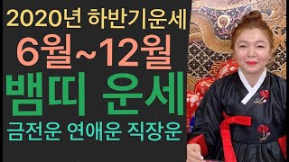 ★2020년 하반기 뱀띠운세 7월 8월 9월 10월 11월 12월 ''뱀띠운세''★ (20세,32세,44세,56세,68세) 금전운,연애운,직장운 김천 하늘궁연화보살