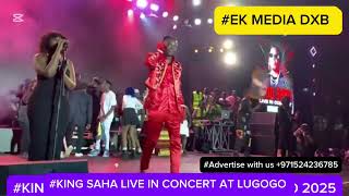 #KING 👑SAHA LIVE IN CONCERT AT LUGOGO CRICKET OVAL 2025 #SPICE DIANA ON STAGE WITH KABAKA SAHA