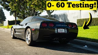 Finally Doing 0 60 Testing In My 2000 C5 Corvette