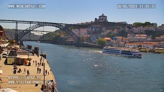 LIVE Porto Webcam Ribeira and Vila Nova de Gaia – Oporto, Portugal