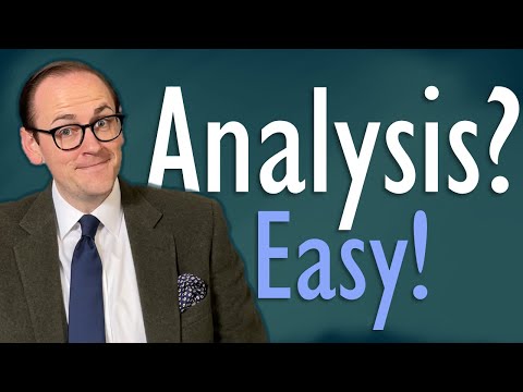 What is a good example for analytical writing?