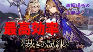 FFBE幻影　裁きの試練 　最高効率の周回場所決定！