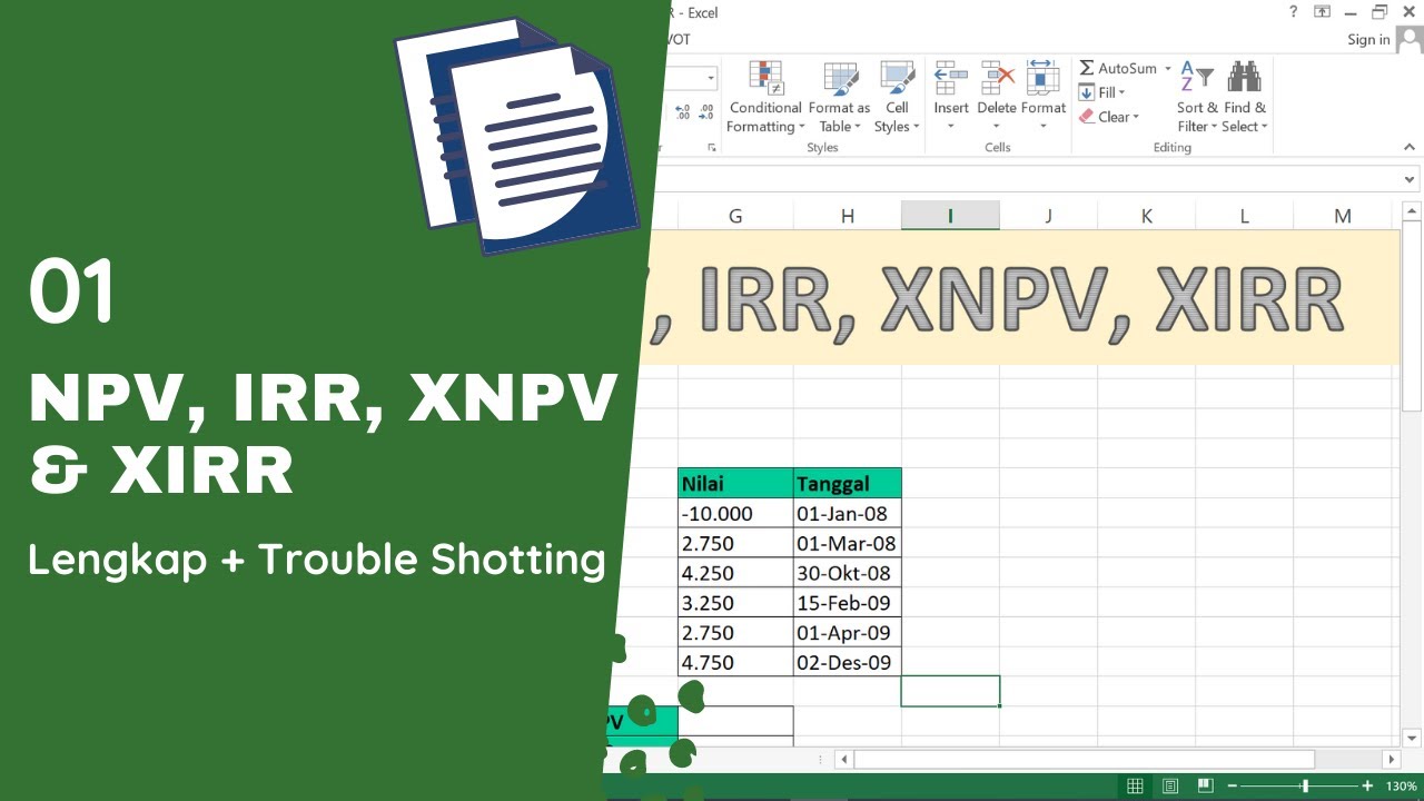 Excel Template Npv Irr At Michele Fields Blog