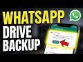 How to backup WhatsApp chats to Google Drive without losing history - Easy Tutorial