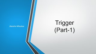 24. Trigger in SQL Server