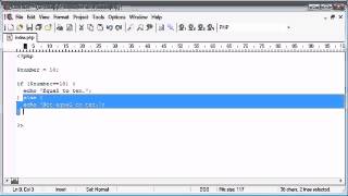 Beginner PHP Tutorial 19 if else if Statement