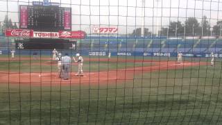 【二松学舎大附属 大黒一之】秋季大会準決勝vs日大三高 前橋輝明 第1打席