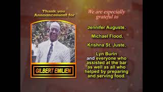 Gilbert Emilien ~ Thank You