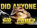 What Happened After Jabba The Hutt's Death? | Star Wars Declassified