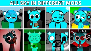 Incredibox Sprunki But Only Sprunki Sky Blue In All Different Mods