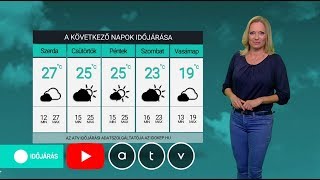 ATV időjárás-jelentés 2019.09.10.