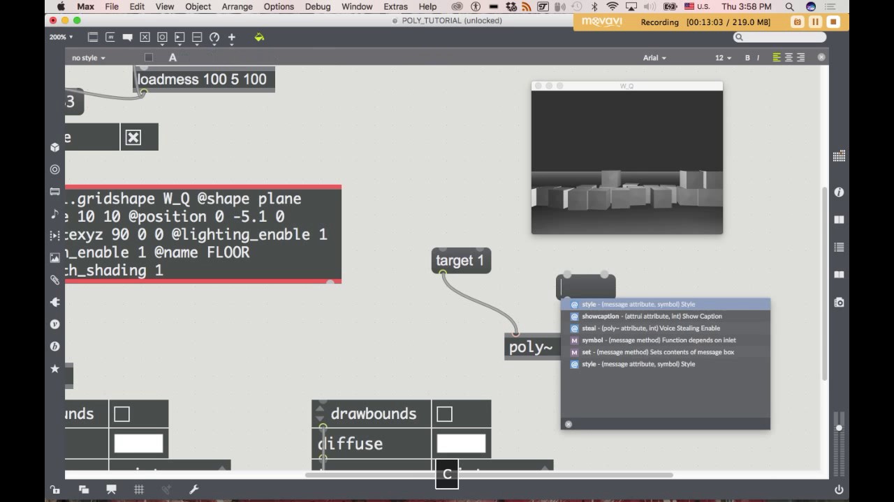 Max7 Tutorial Using Poly In Jit Gl Edited Youtube