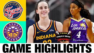 Indiana Fever vs Los Angeles Sparks FULL GAME Highlights | Women's Basketball | 2024 WNBA
