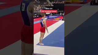 The difference between men’s and women’s gymnastics 🤸🏼‍♂️ #olympicgames #fitness
