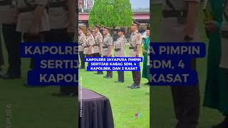 Kapolres Jayapura Pimpin Sertijab Kabag SDM, 4 Kapolsek, dan 2 Kasat