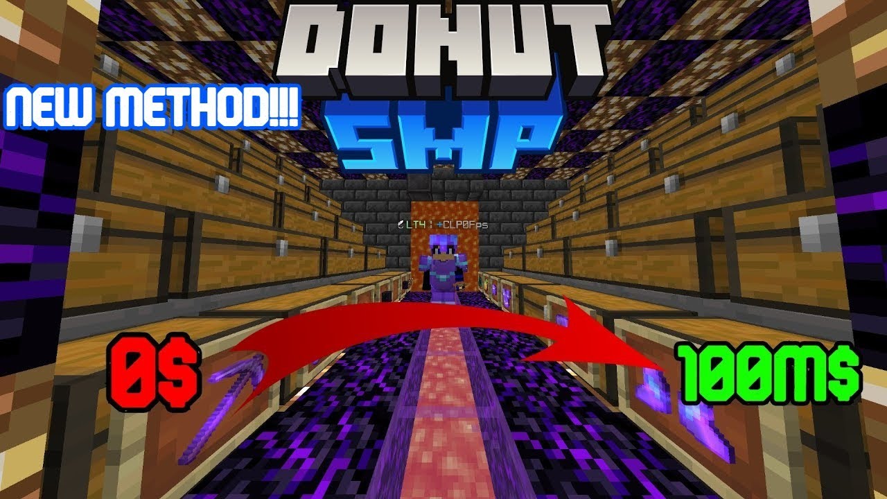 The New Best Money Making Method On Donut Smp Youtube
