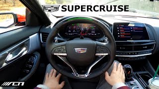 Testing Cadillac Supercruise! The BEST Highway Driver Assistant! /// Allcarnews
