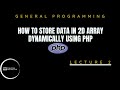 How to store data in 2D array using PHP | Create multi-dimensional array dynamically in PHP