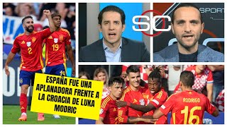 España aplastó a Croacia 3-0 en su debut en la EUROCOPA 2024. Lamine Yamal brill