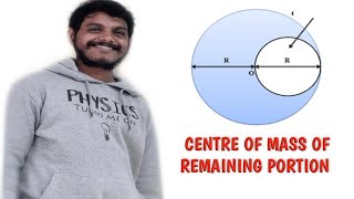 | CENTRE OF MASS OF REMAINING PORTION | SHORT TRICK |