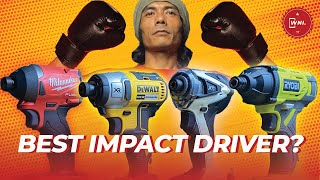 Adu impact driver terbaik | milwaukee 2853-20 vs dewalt dcf 887 vs ryobi BID-10xr vs ryobi p235