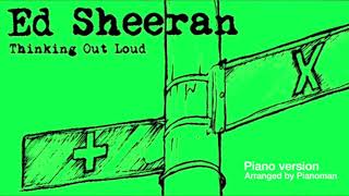 PianoMan / Ed sheeran - Thinking out loud (Piano karaoke) C key