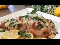 السلمون بصوص الزبدة والليمون ، الطعم حكااايه ، Salmon with lemon butter cream sauce