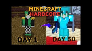 50 Days Hardcore in Minecraft |  عشت 50  يوم  في ماين كرافت هاردكور