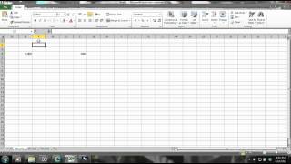 Excel 2010 Tutorial For Beginners Part 1: How to Navigate Through an Excel Worksheet