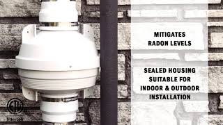 Radon Mitigation Fan Product Video- Suncourt