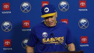 Kyle Okposo After Practice Interview (4/6/2022)