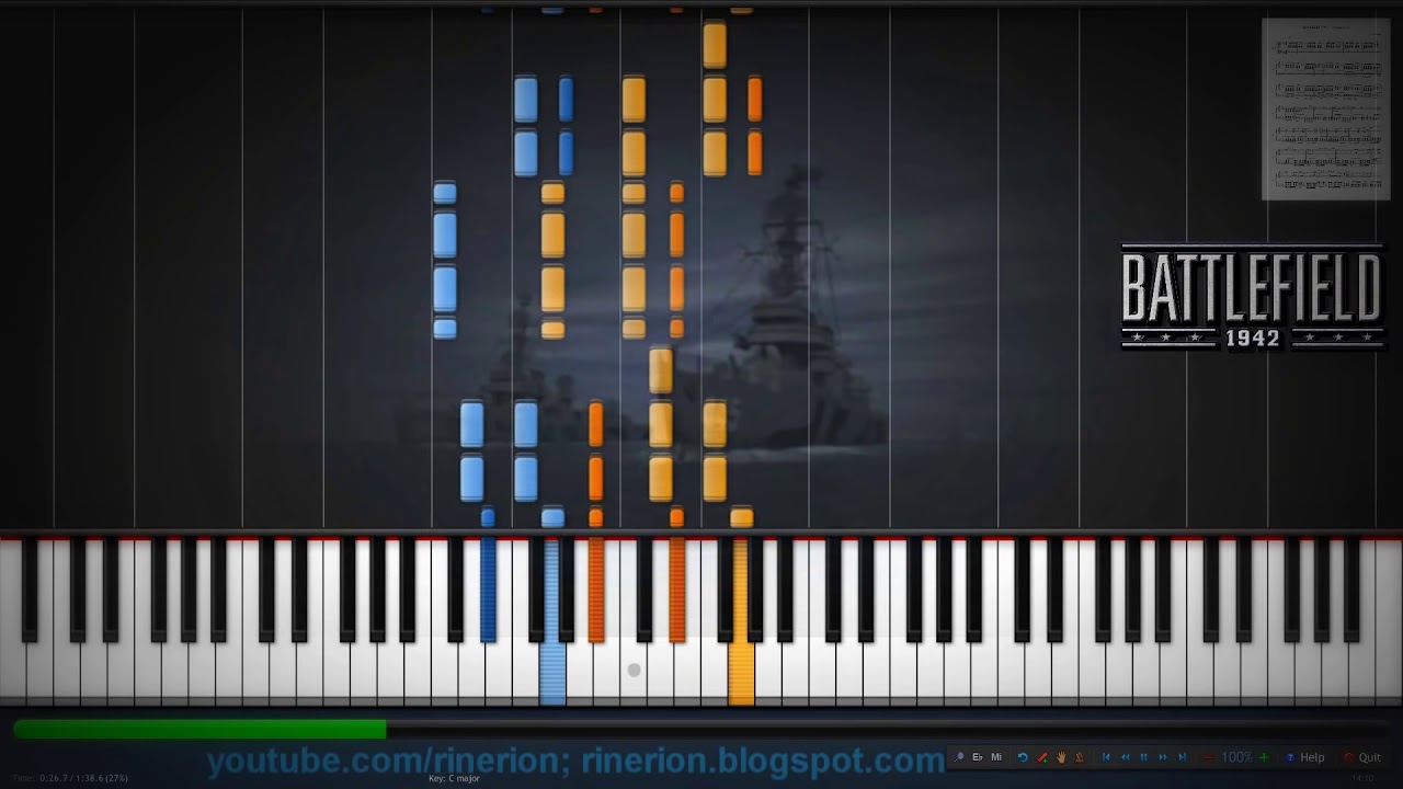 Battlefield 1942 - Title Theme [Piano/Trumpet] Chords - Chordify