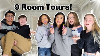 9 BEDROOM TOURS TEENAGERS