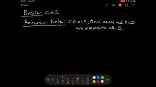Recursive Sets Example 1