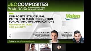 [WEBINAR REPLAY] Composite Structural Parts into Mass Production for Automotive Applications