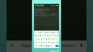 python: Least frequent character in string #coding #pythontutorial #pythonlearning #shorts#viral